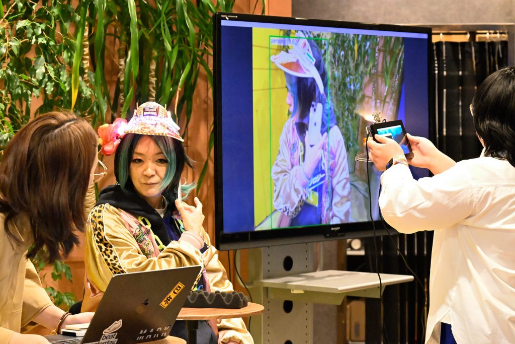 Raspberry Pi AI Cameraデモンストレーションの様子